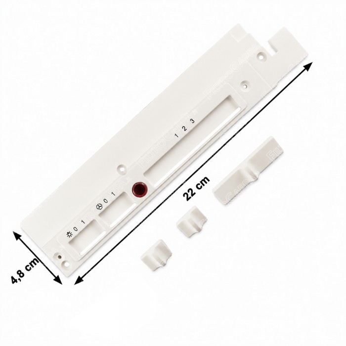 Plastica cruscotto tastiera slider per Cappa Faber ECOLINE 133.0085.484