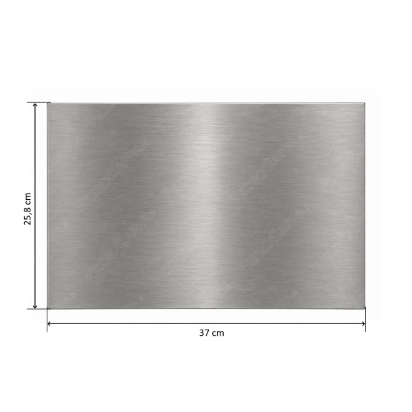 Untere Edelstahlblende mit Schallabsorber für Faber Matrix Dunstabzugshaube 133.0058.739
