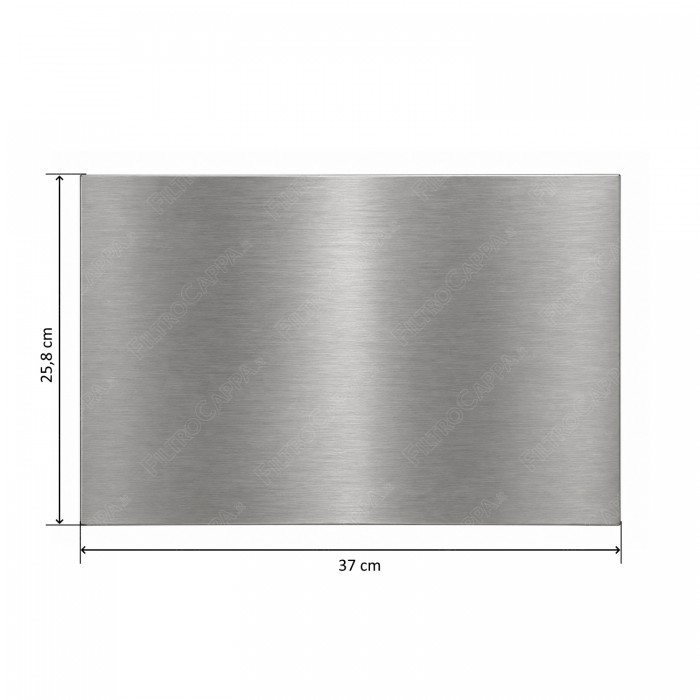 Stainless steel lower panel with sound absorber for Faber Matrix hood 133.0058.739