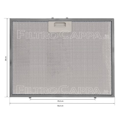copy of Filtre métallique 56,6 x 38 cm pour hotte Elica KREA GF08KA