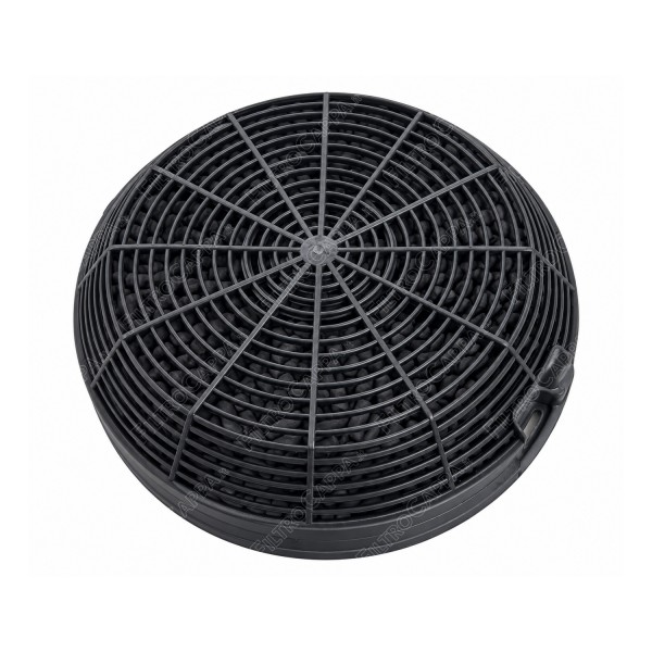 Active carbon filter (2-piece pack) for Elica Electrolux Whirpool Tecnowind, diameter 15 cm, mod. 47