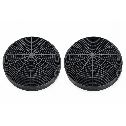 Filtro de carvão ativado (pacote com 2 unidades) para Elica Electrolux Whirlpool Tecnowind, diâmetro 15 cm, modelo 47.