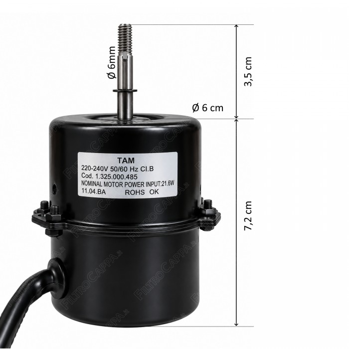 Motor para aspirador Vortice Lineo 100 Q 1.325.000.485