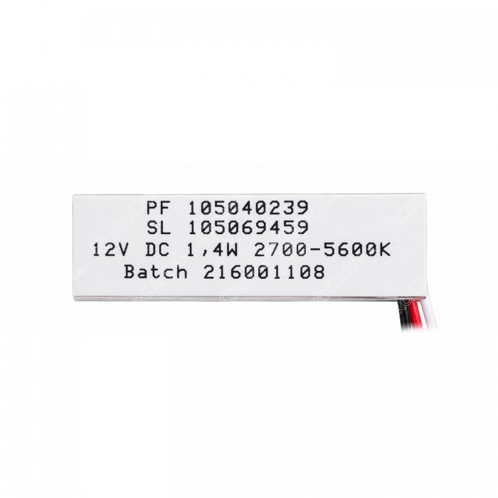 Placa LED para foco rectangular de 1,4 W, 12 V, 2700-5600 K, FALMEC HOOD 105040239