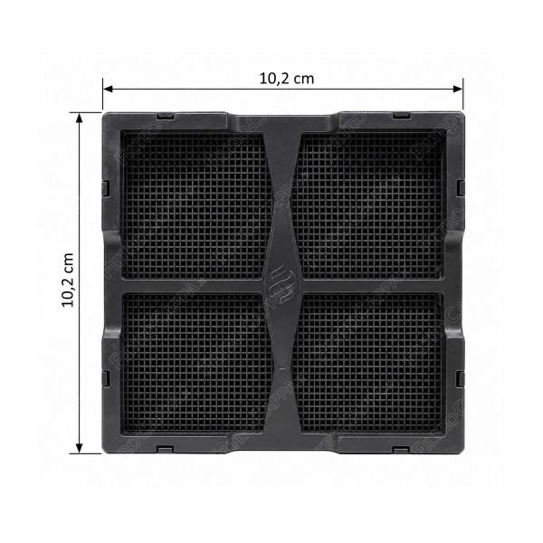 Kit de filtre à charbon céramique pour plaques de cuisson aspirantes AEG Electrolux Elica Nicola Tesla KIT0120952A
