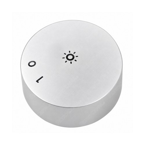 Botão de luz em aço inoxidável acetinado para coifa FABER CHLOE XL 133.0518.415