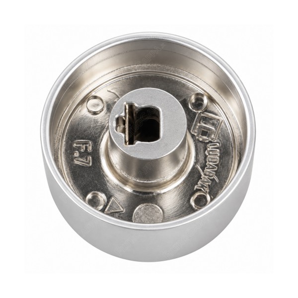 Botão de luz em aço inoxidável acetinado para coifa FABER CHLOE XL 133.0518.415
