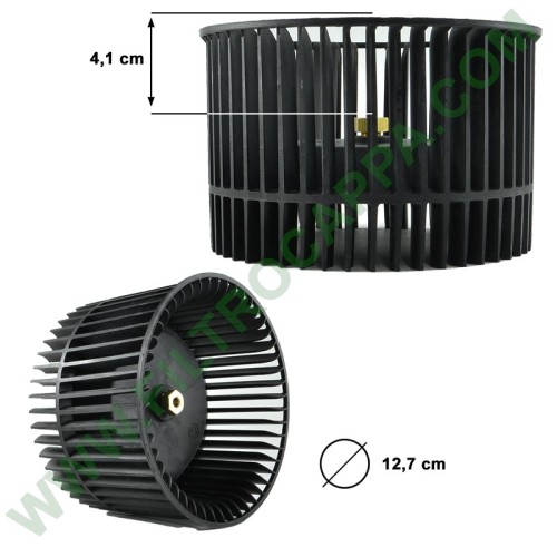 FABER HOTPOINT ARISTON CAMPANA VENTILADOR RUEDA DIÁMETRO 12,7 CM 133.0084.943