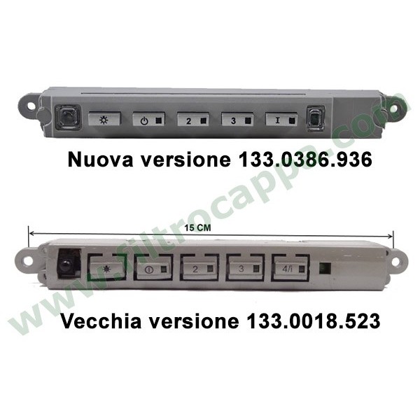 TASTIERA ELETTRONICA CAPPA FABER FRANKE ELECTROLUX NUOVA VERSIONE 133.0386.936