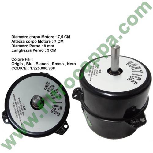 Motore Vortice Micro 11944 11946 centrifugo 2 velocità 1.325.000.308