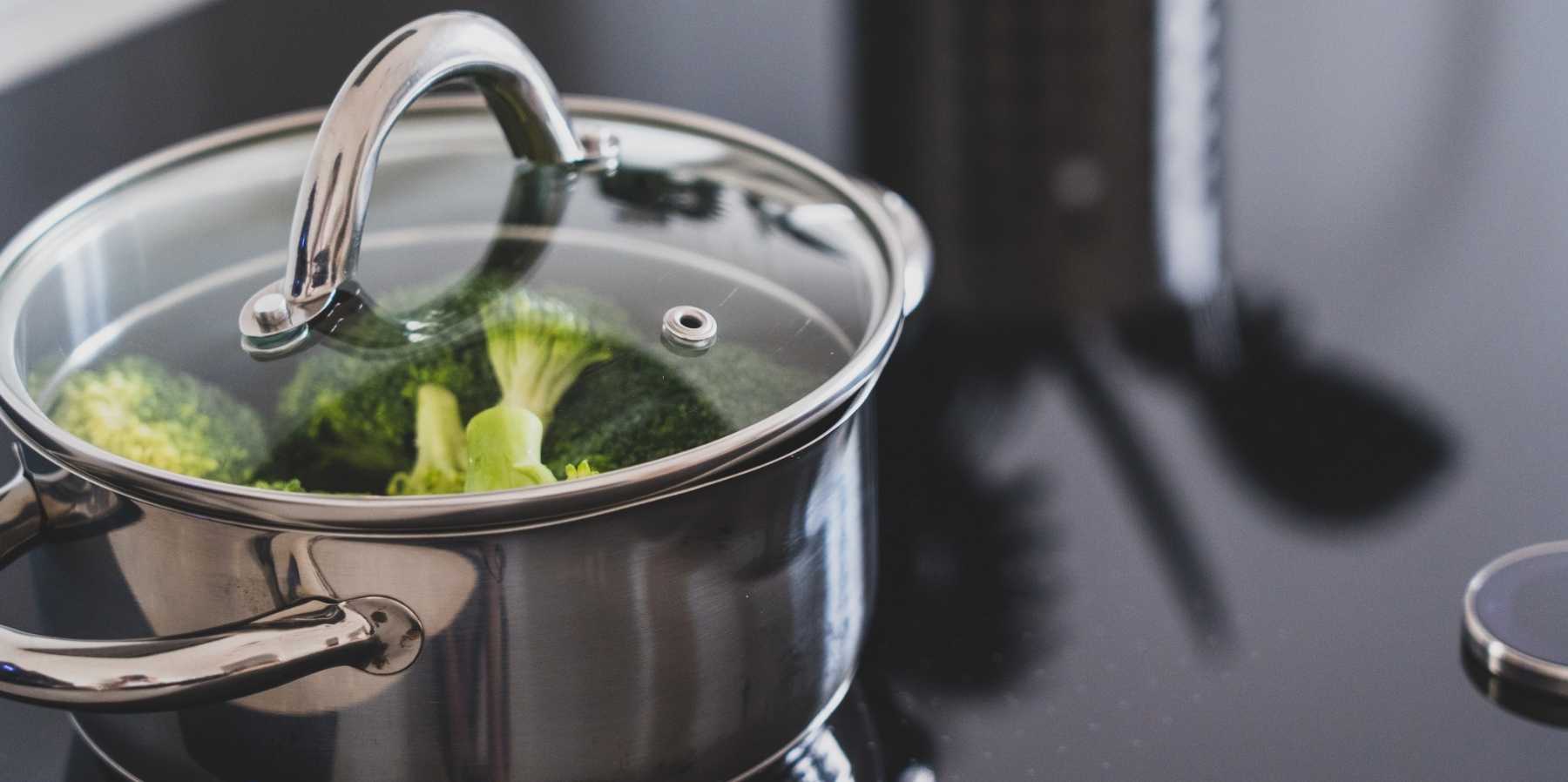 Use the lid to keep the warmth in the pot and cook faster